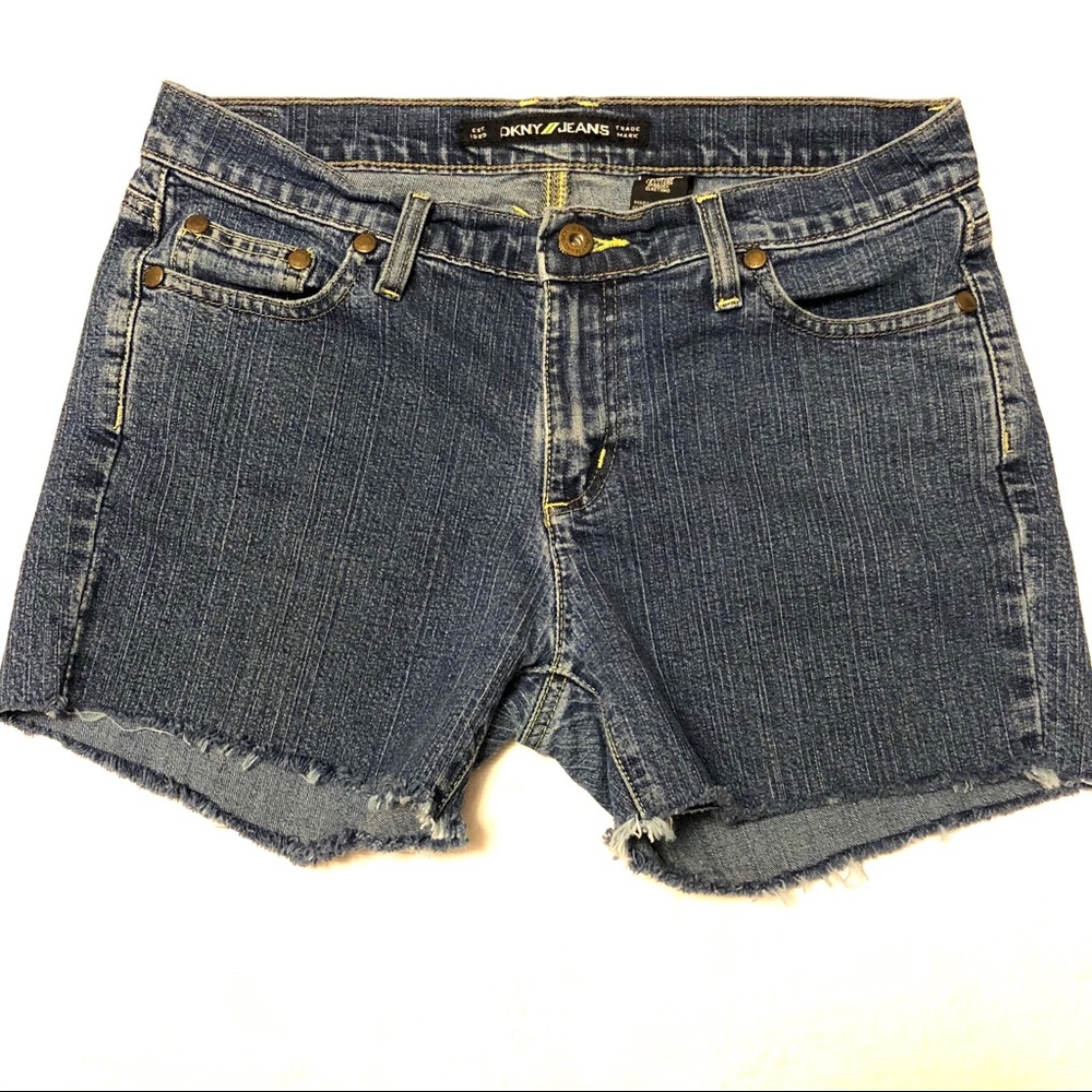 DKNY cut off jeans shorts size 10